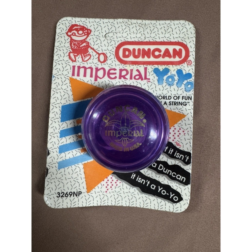1994 Duncan Imperial YoYo purple 3269NP NOS Fun Toy Yo-Yo Made In USA VNTG